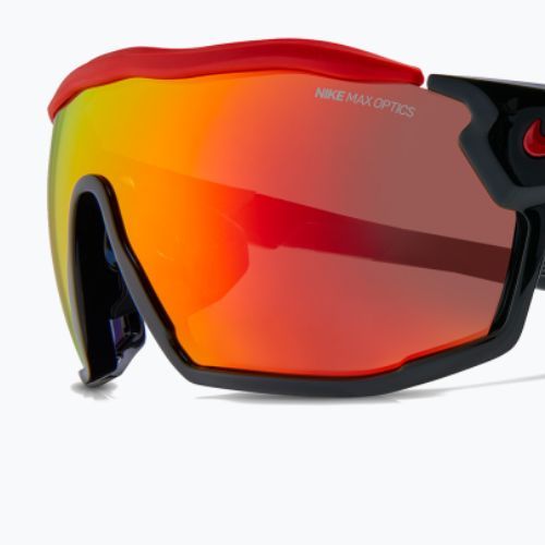 Ochelari de soare  Nike Show X Rush black/red mirror