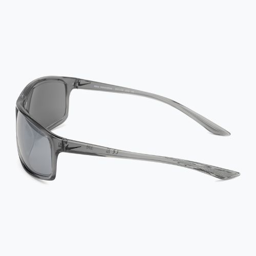 Ochelari de soare bărbați Nike Adrenaline shiny crystal cool grey/grey w/silver mirror pentru bărbați
