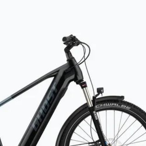 Bicicleta electrică GHOST E-Teru Advanced EQ negru/gri închis mat/lucios