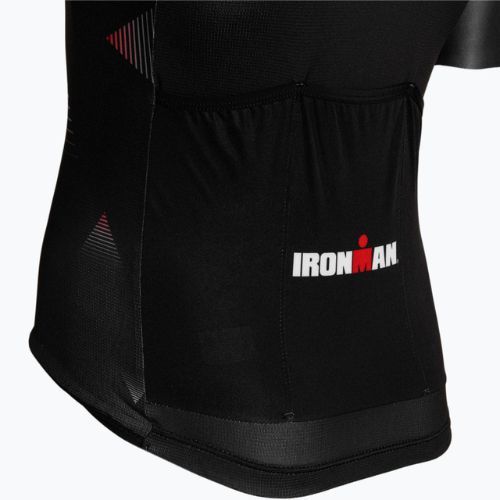 Tricou de ciclism pentru bărbați Quest Race Line France Iron Man black