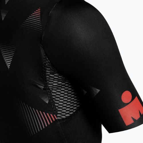 Tricou de ciclism pentru femei Quest Race Line France Iron Man black