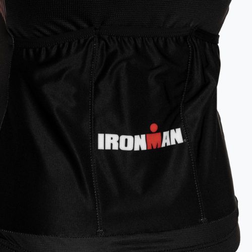 Tricou de ciclism pentru femei Quest Race Line France Iron Man black