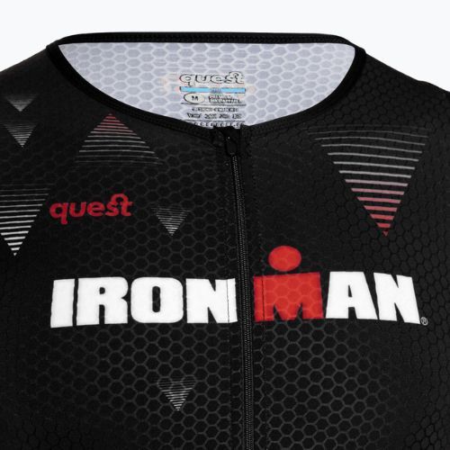 Costum de triatlon pentru bărbați Quest The Fastest GVT Iron Man black