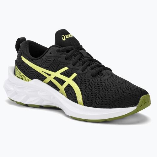 Încălțăminte de alergat pentru copii ASICS Novablast 2 GS black/glow yellow