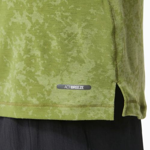 Tricou de alergat pentru bărbați  ASICS Metarun Pattern 1/2 ZIP cactus