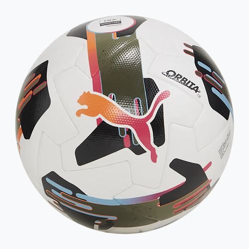 Minge de fotbal PUMA Orbita 1 TB FIFA Quality Pro puma white/multicolor mărimea 5