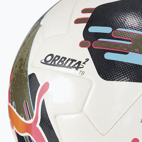 Minge de fotbal PUMA Orbita 1 TB FIFA Quality Pro puma white/multicolor mărimea 5