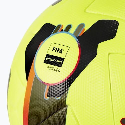 Minge de fotbal PUMA Orbita 1 TB FIFA Quality Pro lemon tonic/multicolor mărimea 5