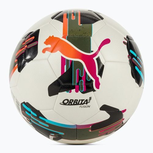 Minge de fotbal PUMA Orbita 5 Fusion puma white/multicolor mărimea 3