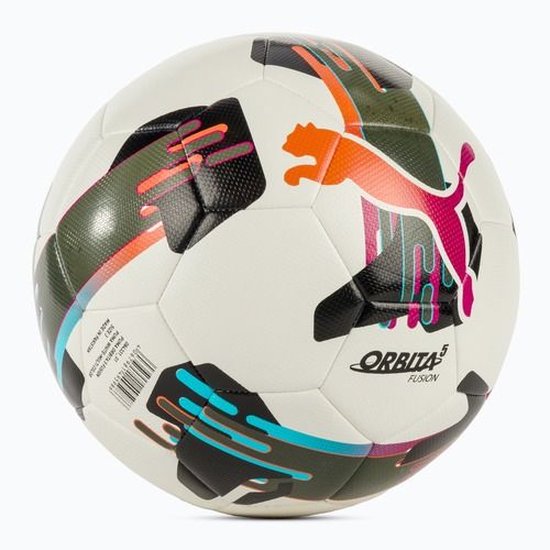 Minge de fotbal PUMA Orbita 5 Fusion puma white/multicolor mărimea 3