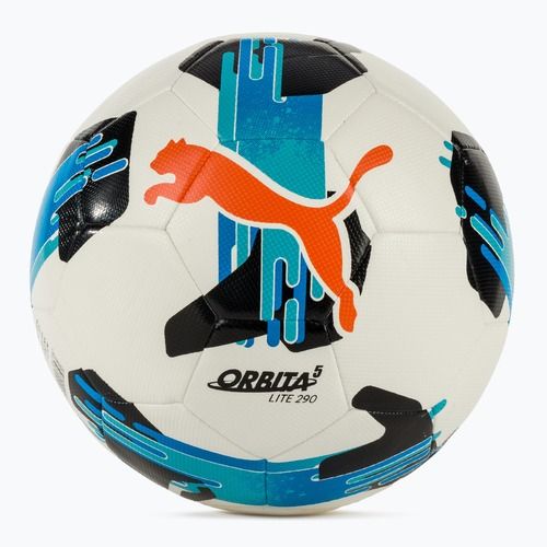 Minge de fotbal PUMA Orbita 5 Fusion Lite puma white/multicolor mărimea 4