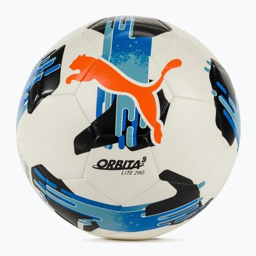 Minge de fotbal PUMA Orbita 5 Fusion Lite puma white/multicolor mărimea 5