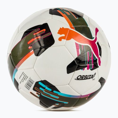 Minge de fotbal PUMA Orbita 6 MS puma white/multicolor mărimea 3