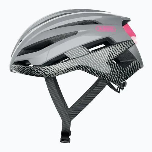 Cască de bicicletă ABUS StormChaser zigzag grey