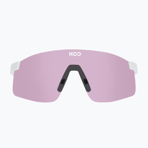 Ochelari de soare Koo Nova white matt/photochromic pink