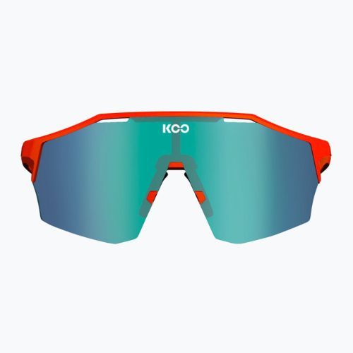 Ochelari de soare Koo Alibi orange matt/green mirror