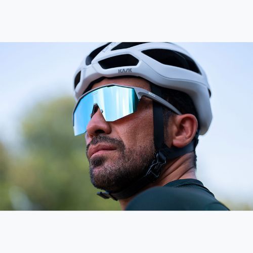 Ochelari de soare Koo Alibi grey matt/turquoise mirror