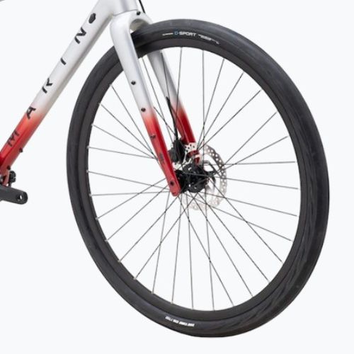 Bicicletă gravel Marin Headlands 1 700C 2024 gloss chrome/chrome red/black