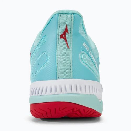 Încălțăminte de tenis pentru femei Mizuno Wave Exceed Tour 5 AC tanger turquoise/fiery coral 2/white