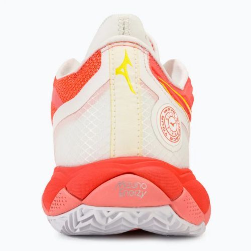 Încălțăminte de tenis pentru femei Mizuno Wave Enforce Tour CC candy coral/snow white/neon flame