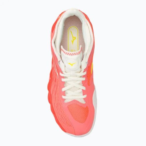 Încălțăminte de tenis pentru femei Mizuno Wave Enforce Tour CC candy coral/snow white/neon flame