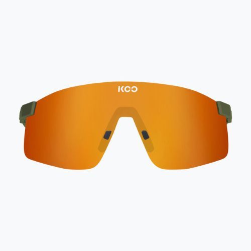 Ochelari de soare Koo Nova olive green matt/orange mirror