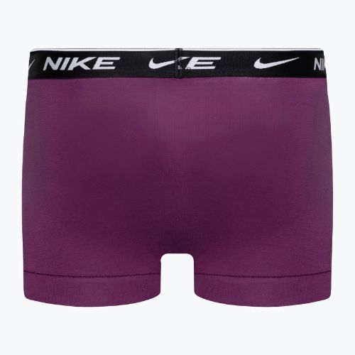 Boxeri pentru bărbați Nike Everyday Cotton Stretch Trunk 3 pary green/violet/blue
