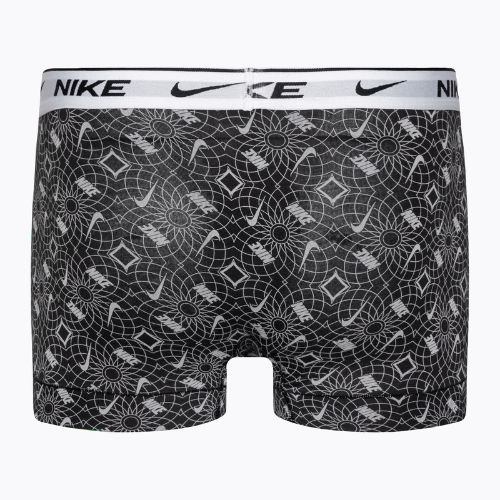 Boxeri pentru bărbați Nike Everyday Cotton Stretch Trunk 3 pary black/blue/grey