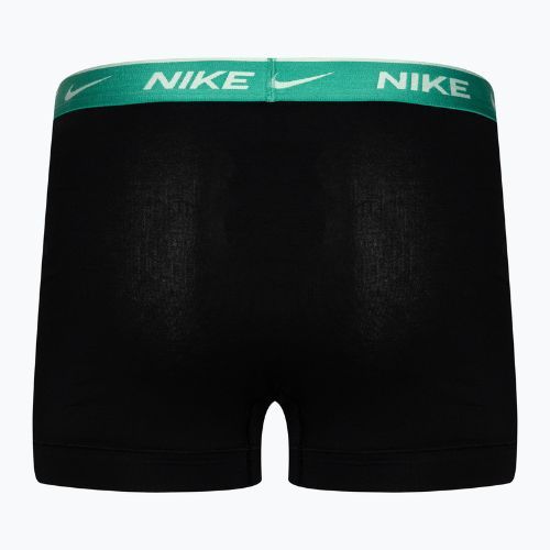 Boxeri pentru bărbați Nike Everyday Cotton Stretch Trunk 3 pary blue/turquoise/pink