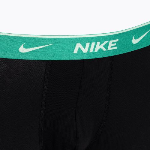 Boxeri pentru bărbați Nike Everyday Cotton Stretch Trunk 3 pary blue/turquoise/pink