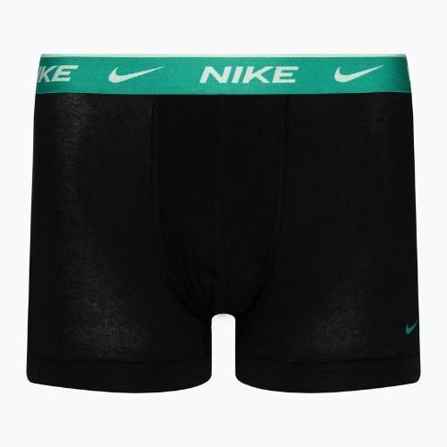 Boxeri pentru bărbați Nike Everyday Cotton Stretch Trunk 3 pary blue/turquoise/pink