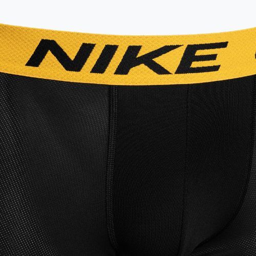Boxeri pentru bărbați Nike Dri-FIT Cotton Trunk 3 pary fuxia/yellow/turquoise