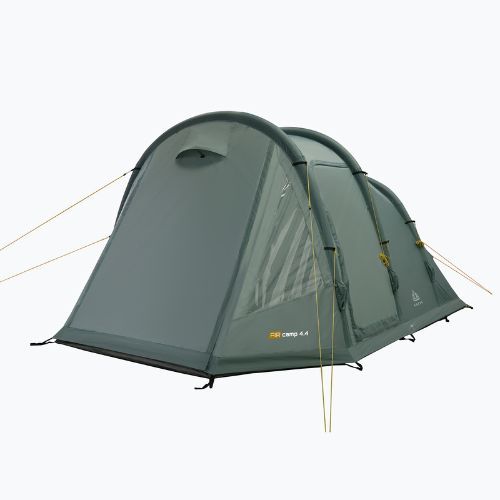 Cort de camping gonflabil pentru 4 persoane KADVA AIRcamp 4.4 verde
