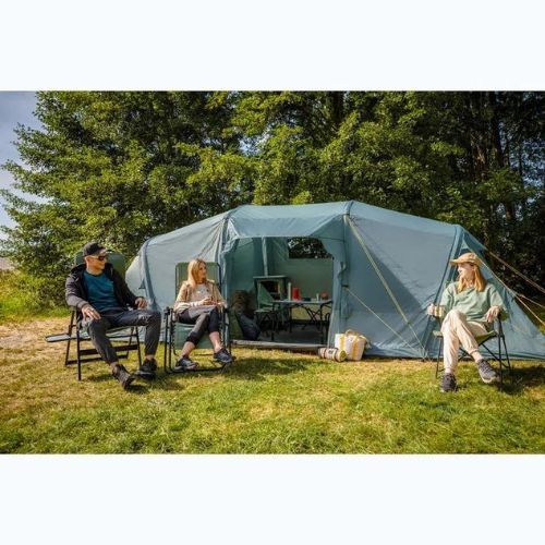 Cort de camping gonflabil pentru 8 persoane KADVA AIRcamp 8.44 verde