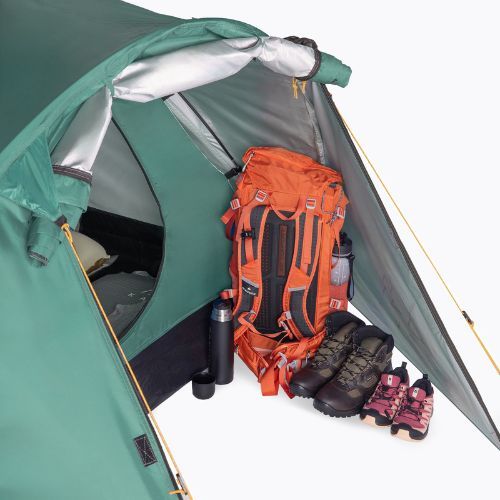 Cort de camping pentru 3 persoane KADVA CAMPdome 3 verde