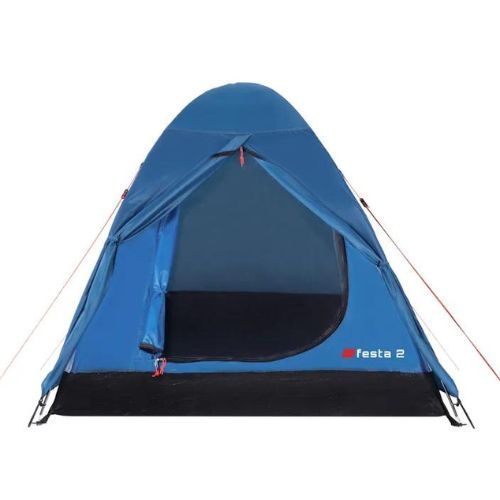 Cort de camping pentru 2-persoane KADVA Festa 2 albastru