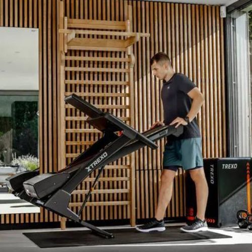 Bandă de alergare electrică XTREXO X400 neagră