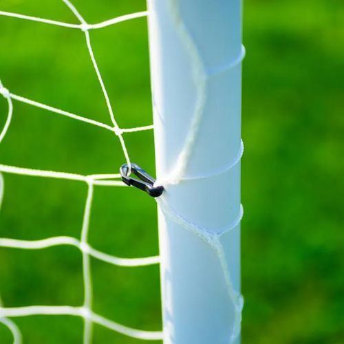 Poartă de fotbal OneTeam PVC 244 x 150 cm albă