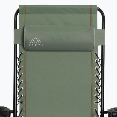 Scaun turistic / șezlong KADVA CAMPchair 2.0 verde