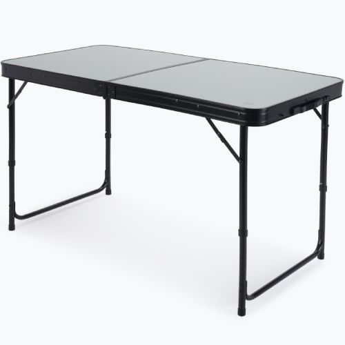 Masă pliabilă de camping + scaune KADVA CAMPtable set pentru 4-6 persoane gri
