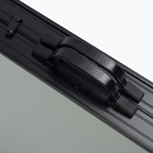 Masă pliabilă de camping + scaune KADVA CAMPtable set pentru 4-6 persoane gri