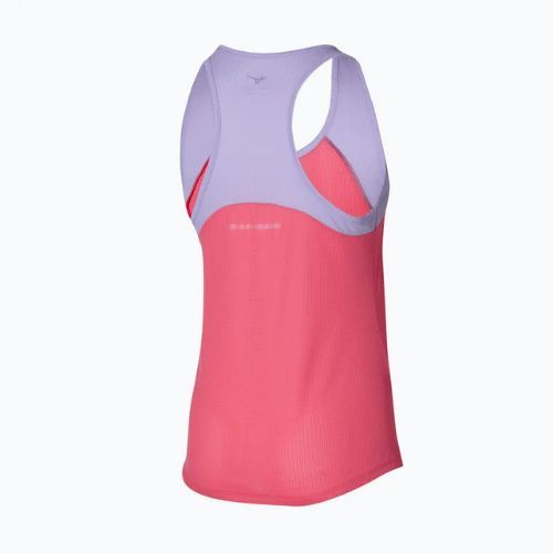Tank top de alergare pentru femei Mizuno DryAeroFlow Tank sunkissed coral
