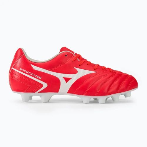 Încălțăminte de fotbal pentru bărbați  Mizuno Monarcida Neo II Select FG flerycoral2/white