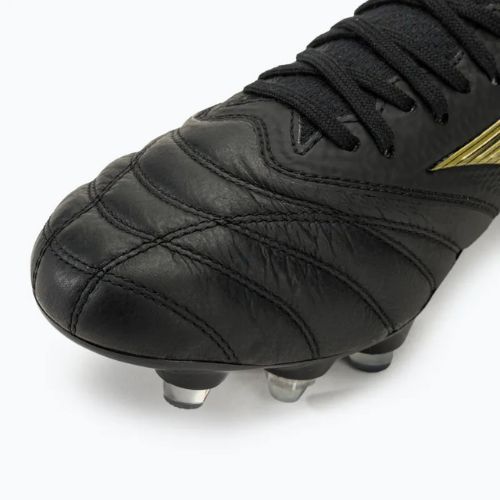 Încălțăminte de fotbal pentru bărbați  Mizuno Morelia Neo IV Beta SG black/gold/black