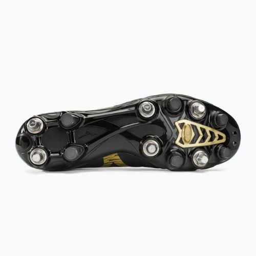 Încălțăminte de fotbal pentru bărbați  Mizuno Morelia Neo IV Beta SG black/gold/black