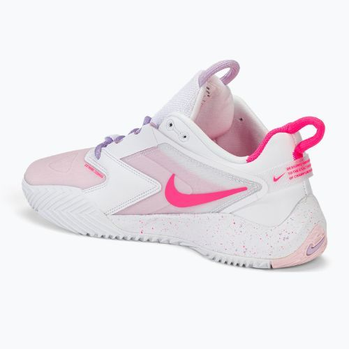 Pantofi de volei Nike Zoom Hyperace 3 SE alb/roz intens/spumă mentă/ceață violet/spumă roz