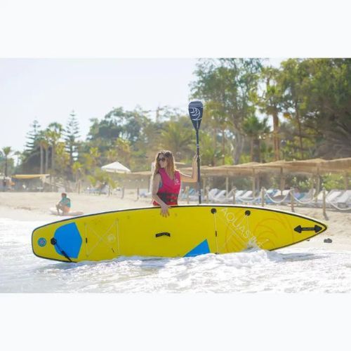 Placă SUP AQUASTIC Touring 12'6" galben