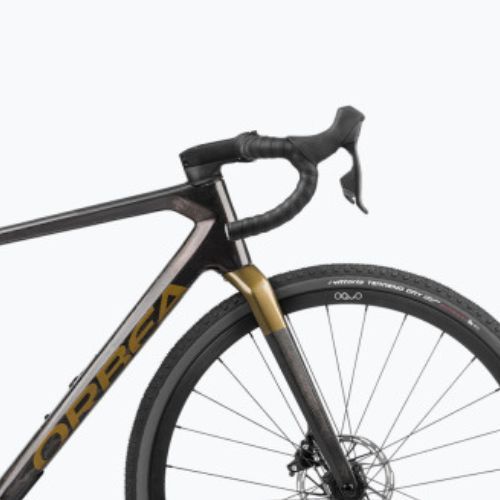 Bicicletă gravel  Orbea Terra M31e Team 1X 2024 cosmic carbon view/metallic olive green