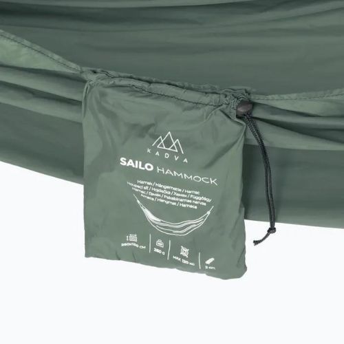 Hamac turistic KADVA Sailo Hammock ultraușor verde
