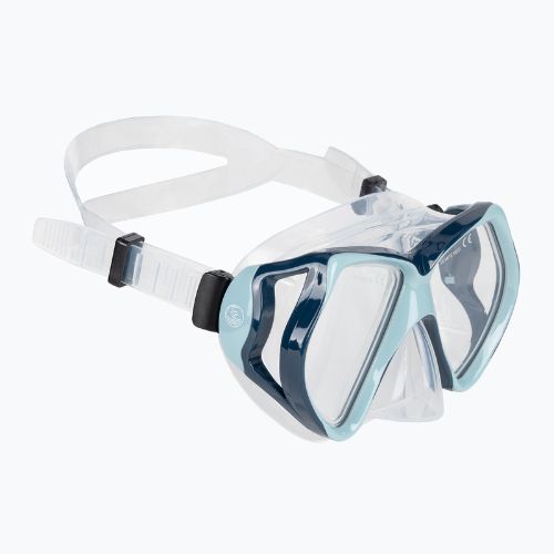 Set de snorkeling AQUASTIC Shoal mască + tub albastru